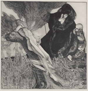 Franz von Bayros (1866-1924) - V Afroditině zahradě