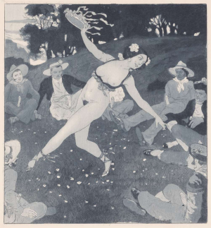 Franz von Bayros (1866-1924) - Der Hirschpark (Lieferung 3) - 6 kusů