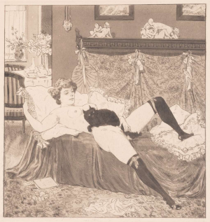 Franz von Bayros (1866-1924) - Der Hirschpark (Lieferung 3) - 6 kusů
