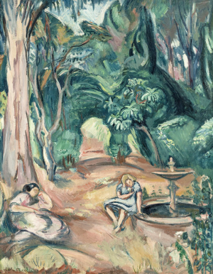 Achille-Émile Othon Friesz - Odpočinek u fontány