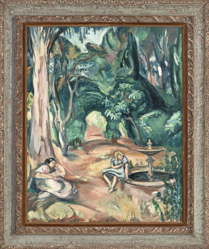 Achille-Émile Othon Friesz - Odpočinek u fontány