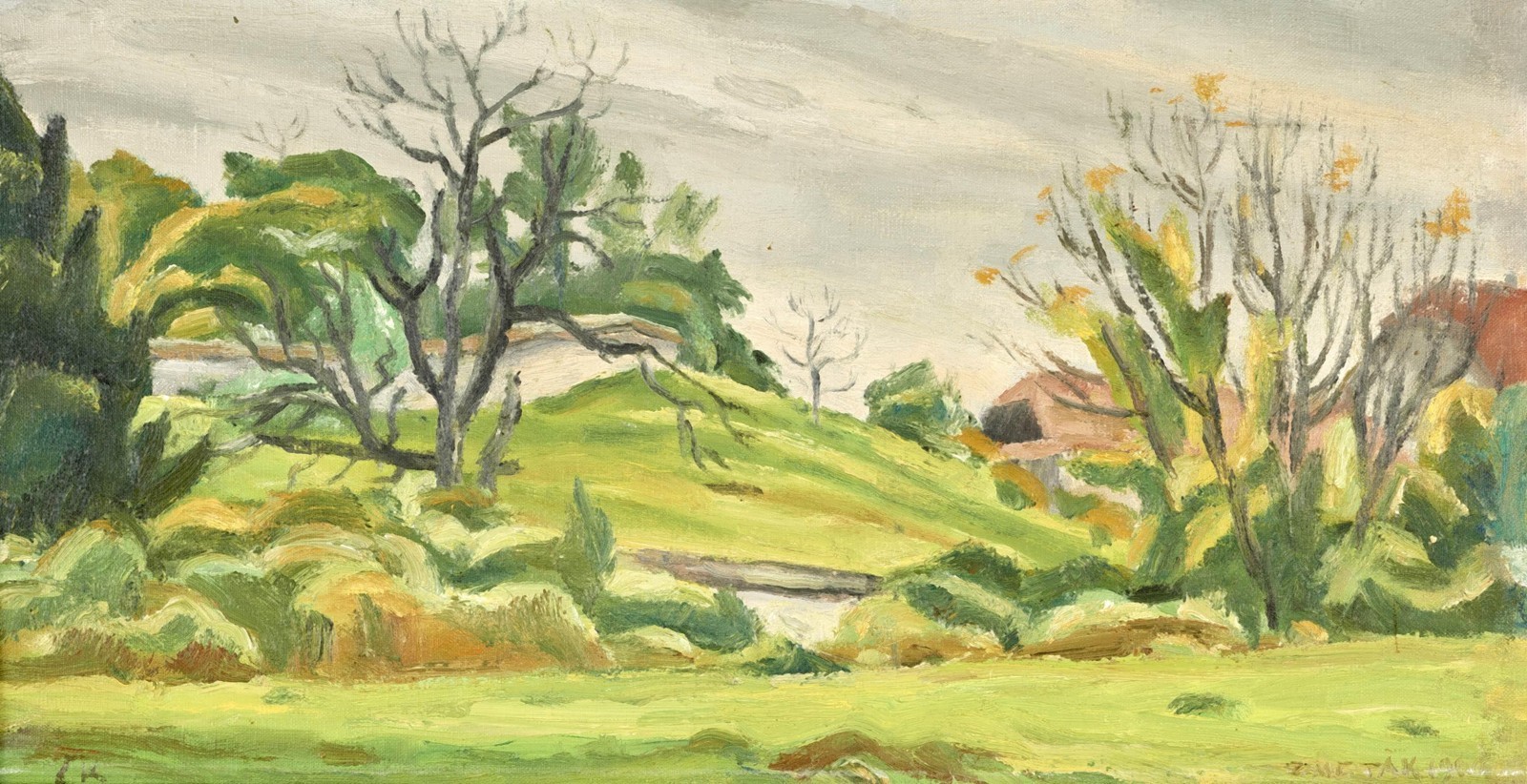 Ernest Zmeták - Letná krajina