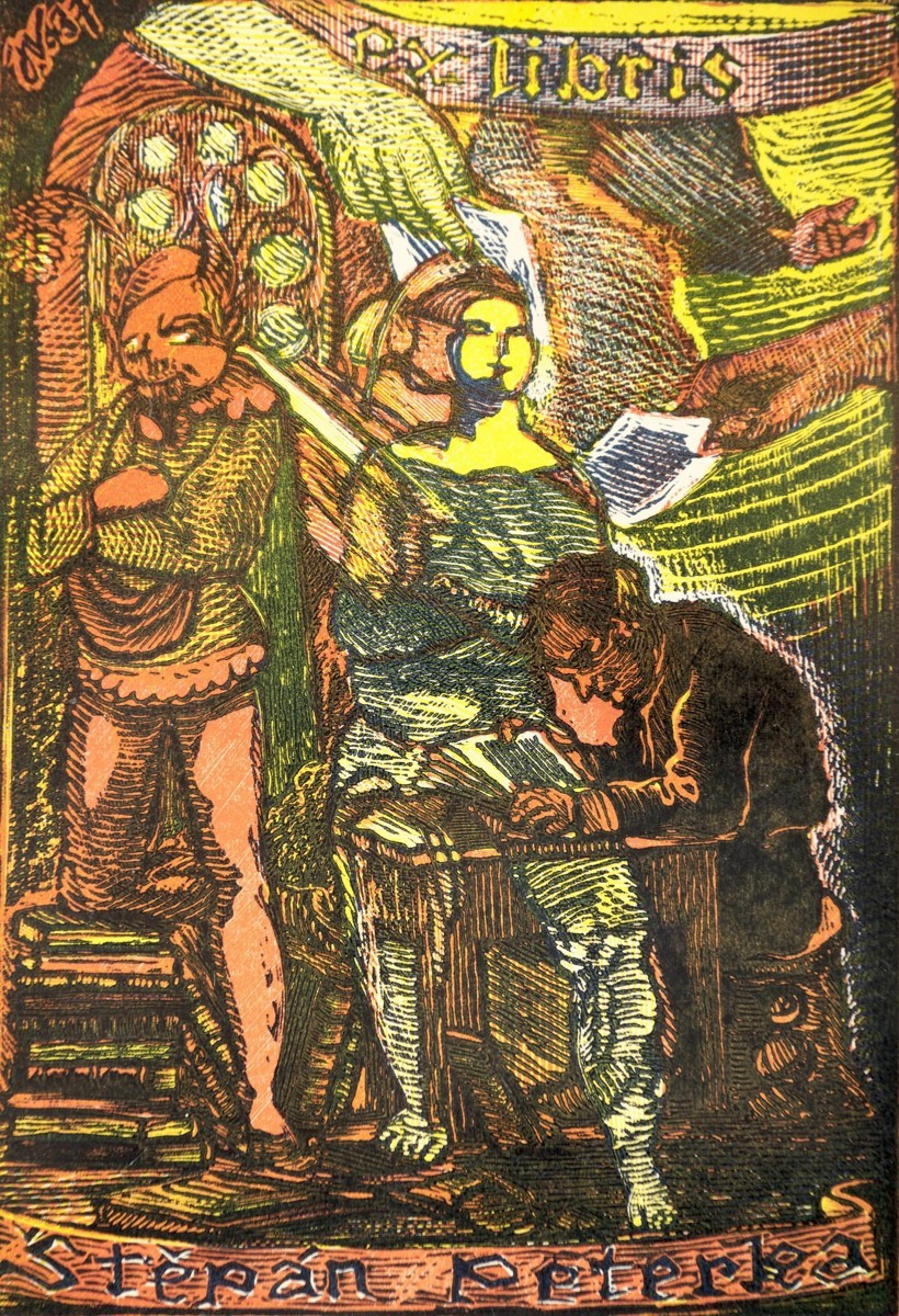 Josef Váchal - Ex libris Štěpán Peterka