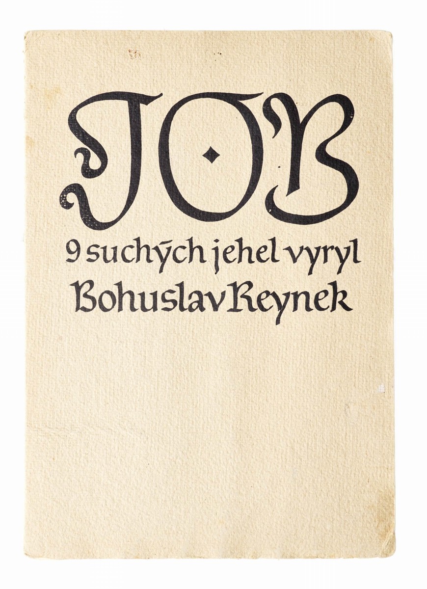 Bohuslav Reynek - Jób - 9 + 1 ks originálnych grafických listov