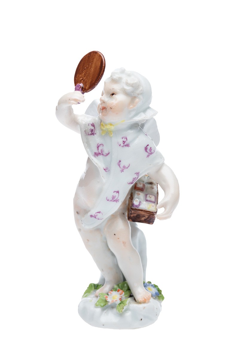 Amorek se zrcátkem | Meissen (Míšeň)