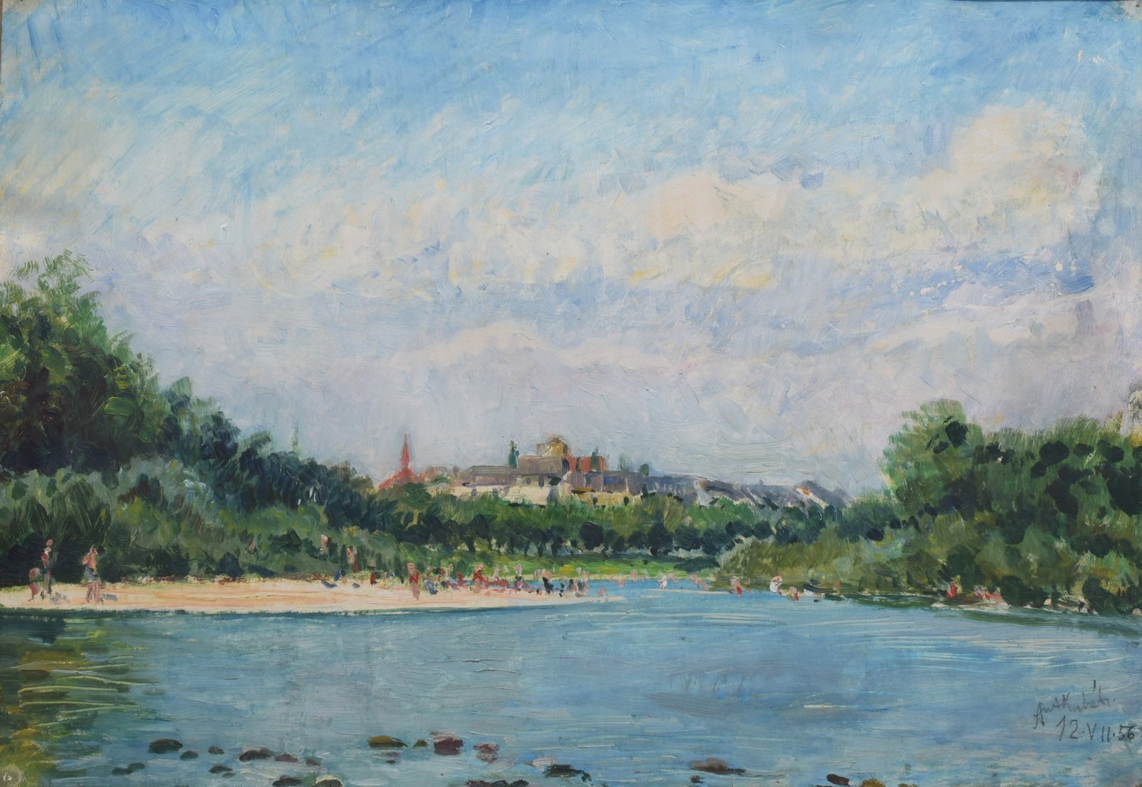 KUBÁT Antonín (1885-1970): Přerov.