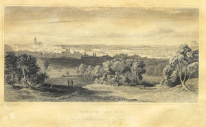 POPPEL Johann Fridrich (1807-1882):  Panorama Prahy.