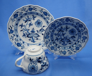 Míšeň – porcelánová sada Cibulák