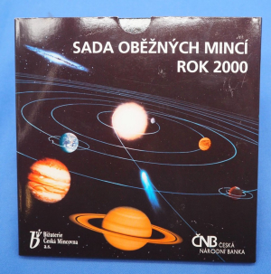 2000 - Sada oběžných mincí ČR – standart (VESMÍR)