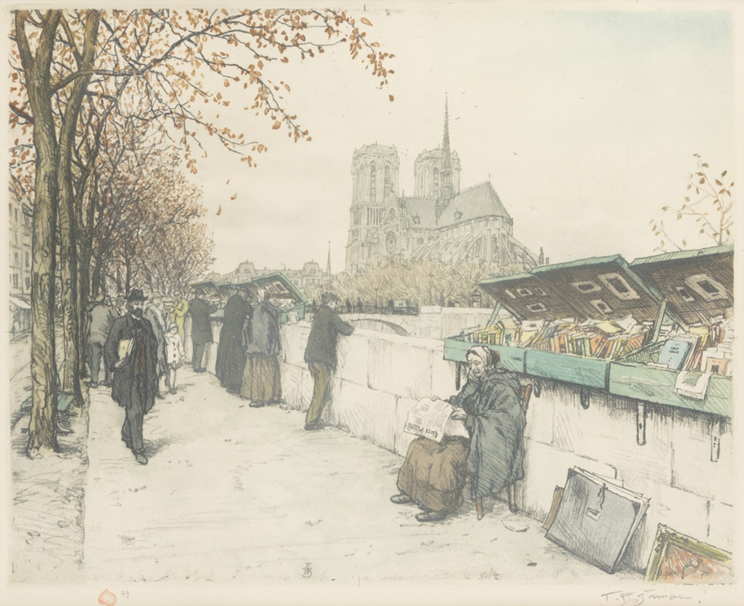 Tavík Šimon František 1877–1942
| QUAI DE LA TOURNELLE – PODZIM, Paříž, 1925