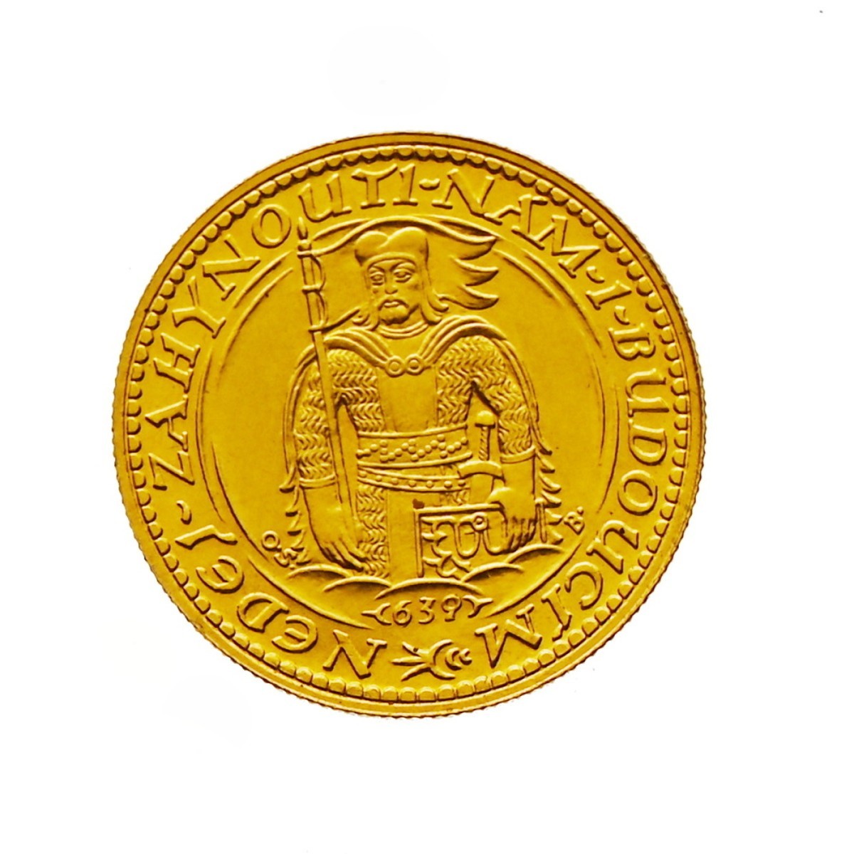 Číslovaný Svatováclavský dukát 1923, č. 639, RRR!