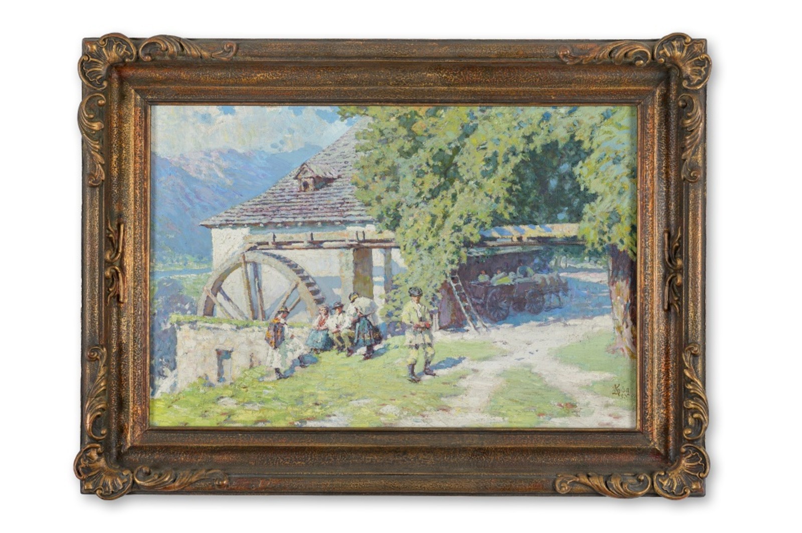 Kuba Ludvík (1863 - 1956), Mlýn v Hrboltovu u Ružomberoka