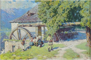 Kuba Ludvík (1863 - 1956), Mlýn v Hrboltovu u Ružomberoka