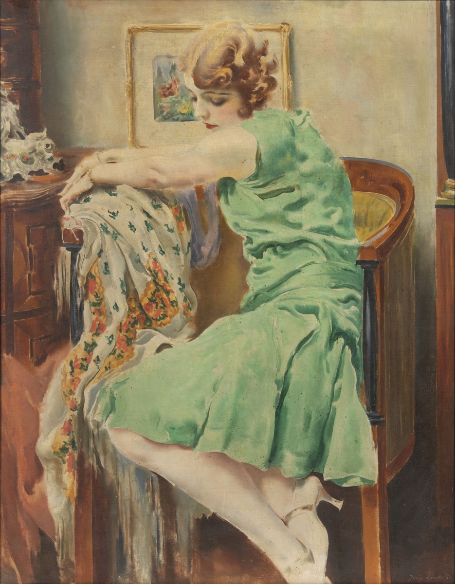 Josef Loukota (1879–1967) Sedící dívka