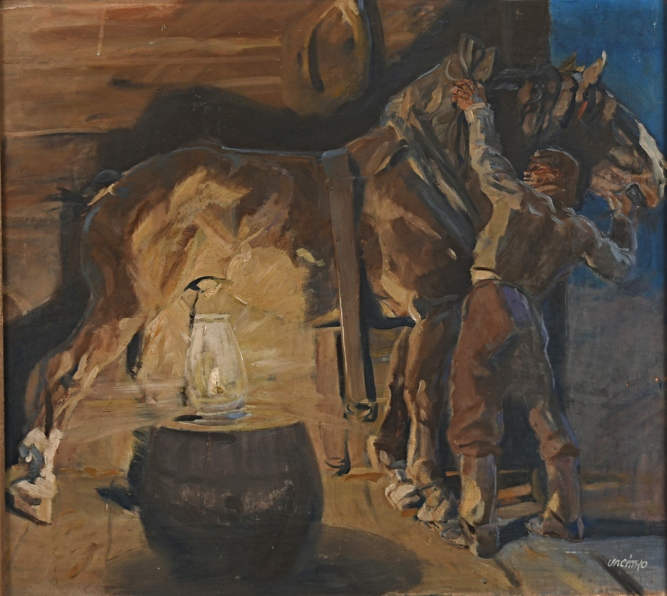 Ludvík Vacátko (1873–1956) Ve stáji