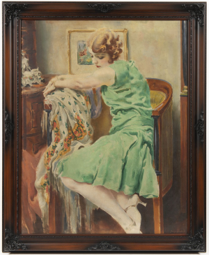 Josef Loukota (1879–1967) Sedící dívka