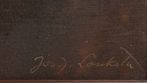 Josef Loukota (1879–1967) Sedící dívka