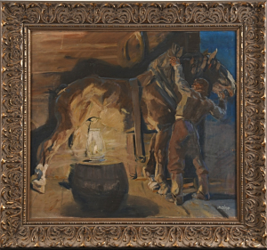 Ludvík Vacátko (1873–1956) Ve stáji