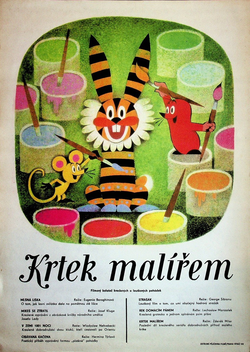 Krtek malířem - Zdeněk Miler