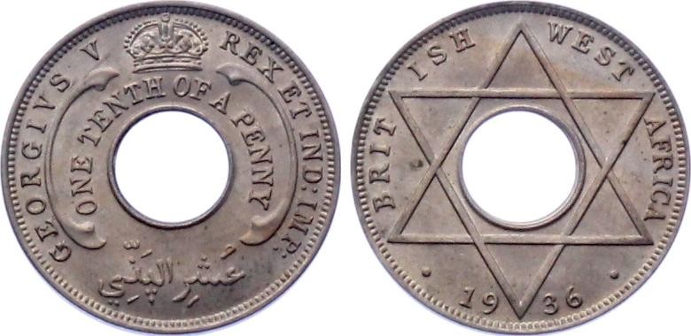 1/10 Penny 1936