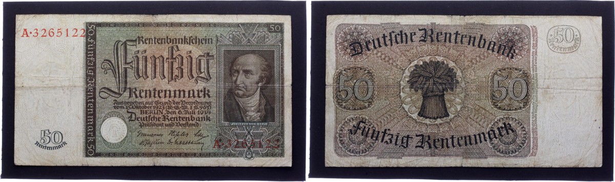 50 Rentenmark 1934