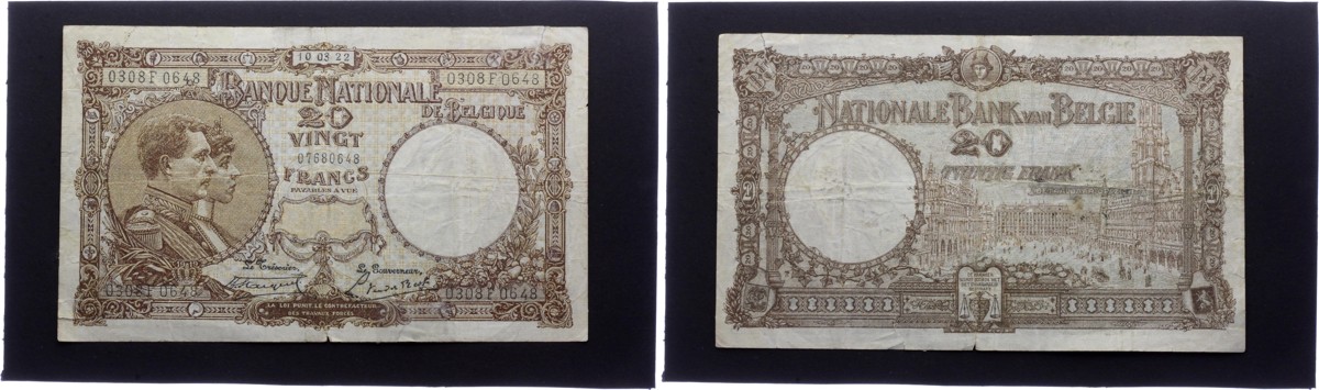 20 Francs 1922
