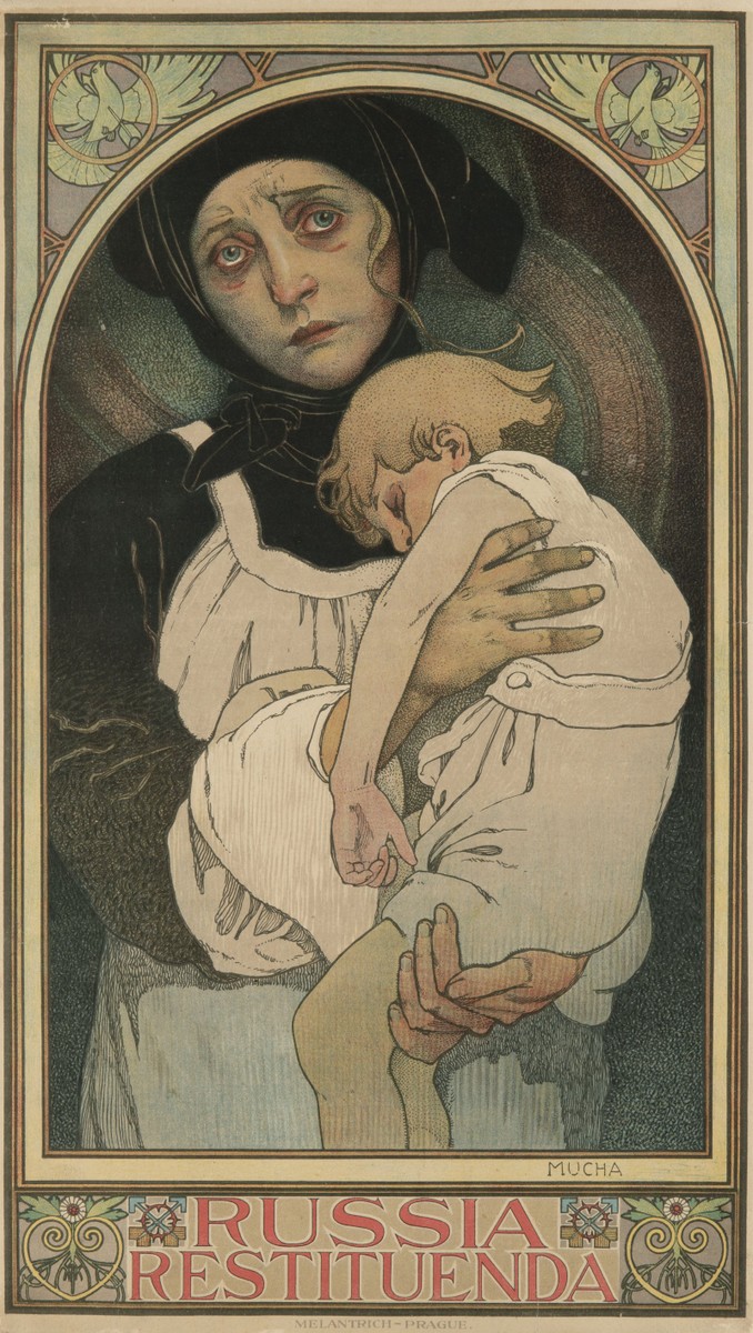 ALFONS MUCHA 1860 - 1939 - RUSKO POTŘEBUJE OBNOVU
