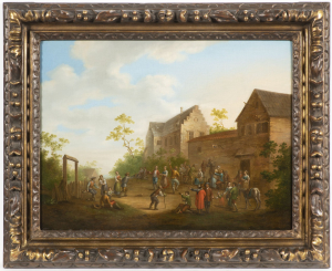 FRANZ DE PAULA FERG (PŘIPSÁNO) 1689 - 1740 - VESNICKÁ SLAVNOST