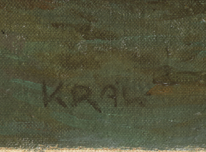 JOSEF KRÁL 1877 - 1914 - POTOK U LESA