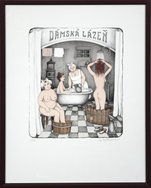 Hüttnerová Iva - Dámská lázeň