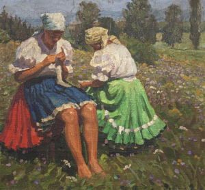 Mousson Jozef Theodor - Dívky v krojích