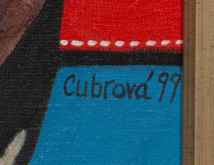 Cubrová Magdalena - Zátiší s notovým papírem
