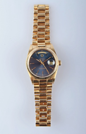 Zlaté pánské náramkové hodinky ROLEX DAY-DATE