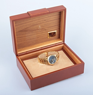 Zlaté pánské náramkové hodinky ROLEX DAY-DATE