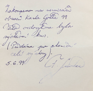 Portrét Karla Gotta - Taras Plishch