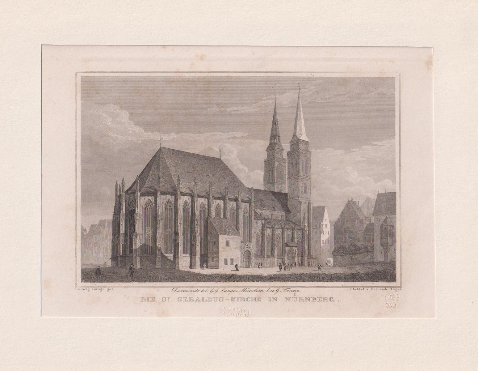 Ludwig Lange - Die St. Sebaldus - Kirche in Nurnberg