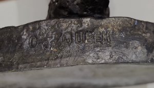 Zoubek Olbram (1926 - 2017), Dívka ve zlatých šatech - Model pro Budějovice