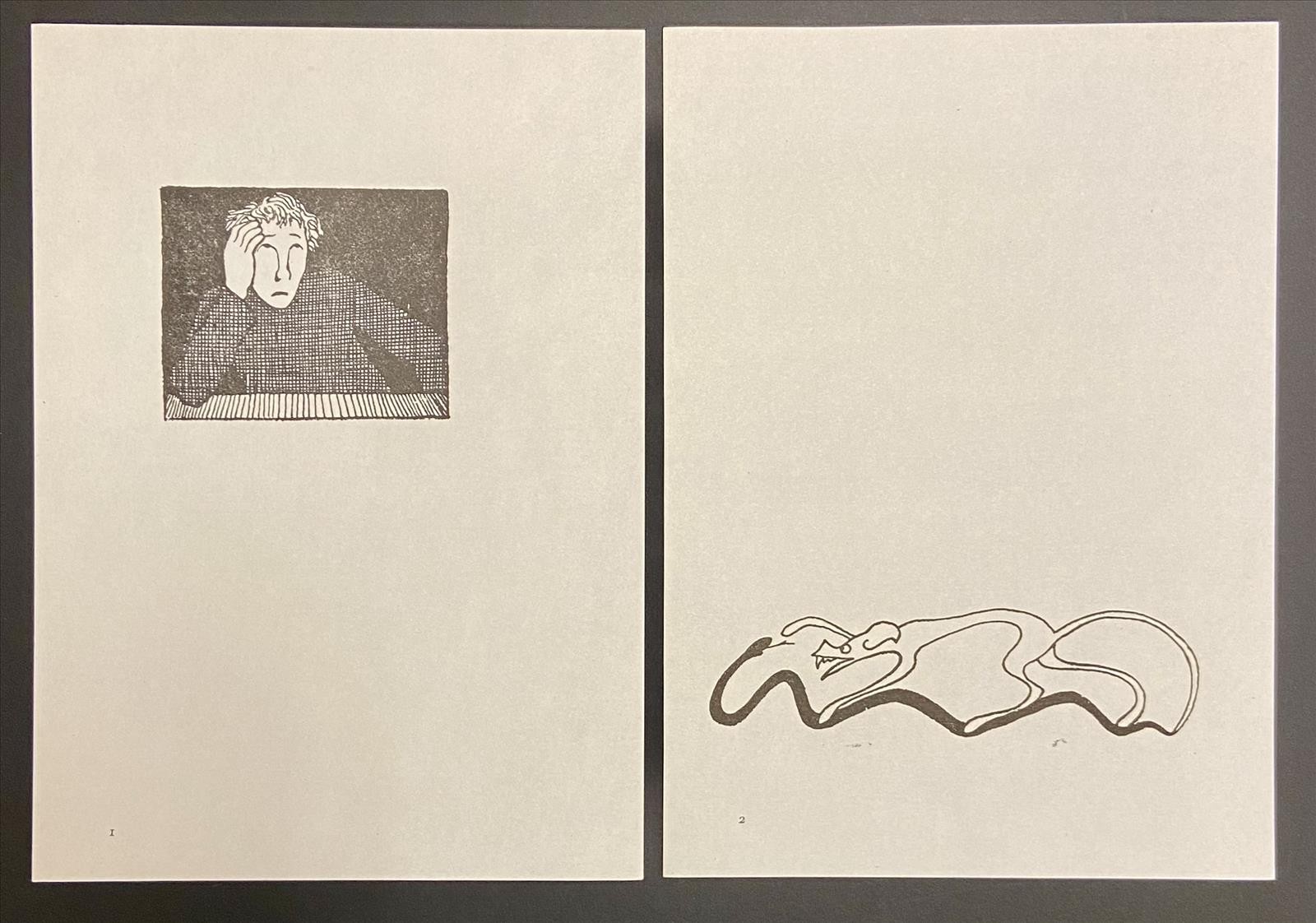 Gellner František - 6 secesních exlibris