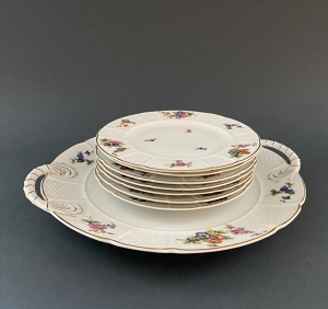 Porcelán Rosenthal - Kompletní čajový servis pro 7 osob
