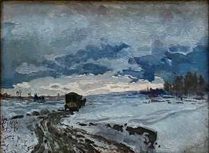 Mednyánszky Ladislav László - Povoz v zimě