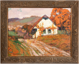 Hůrka Otakar | Podzimní krajina s chalupou