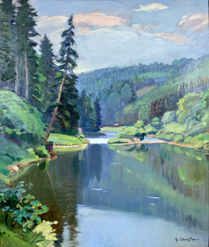 Christov Georgi | Krajina s řekou