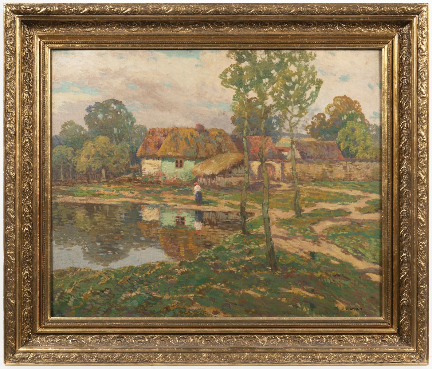 Josef Ullmann (1870–1922) Za statkem u rybníka