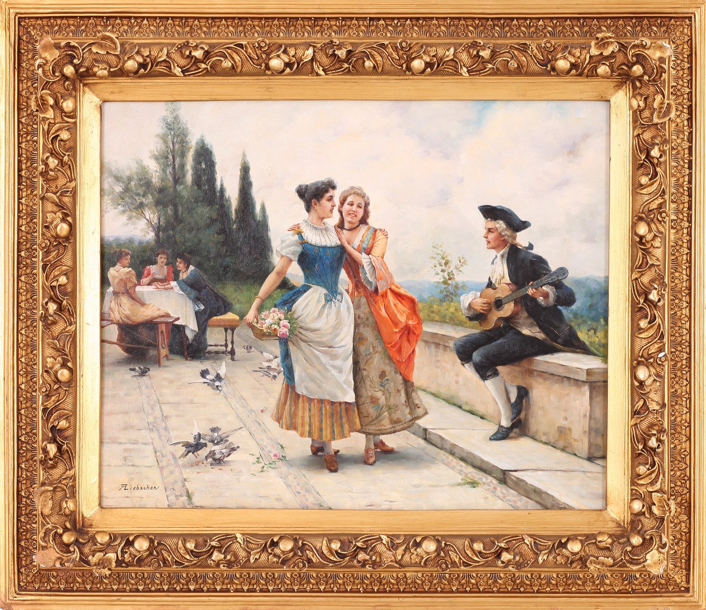 Liebscher Adolf - Žánrová scéna