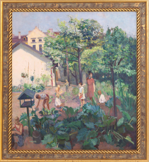 Multrus Josef - Školní zahrada