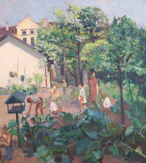Multrus Josef - Školní zahrada