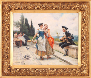 Liebscher Adolf - Žánrová scéna