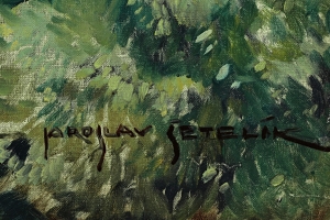 Jaroslav Šetelík - Hradčany z Petřína