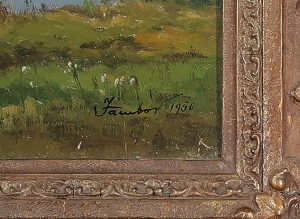 Josef Jambor – Tůňka u Chlumětína v mlze