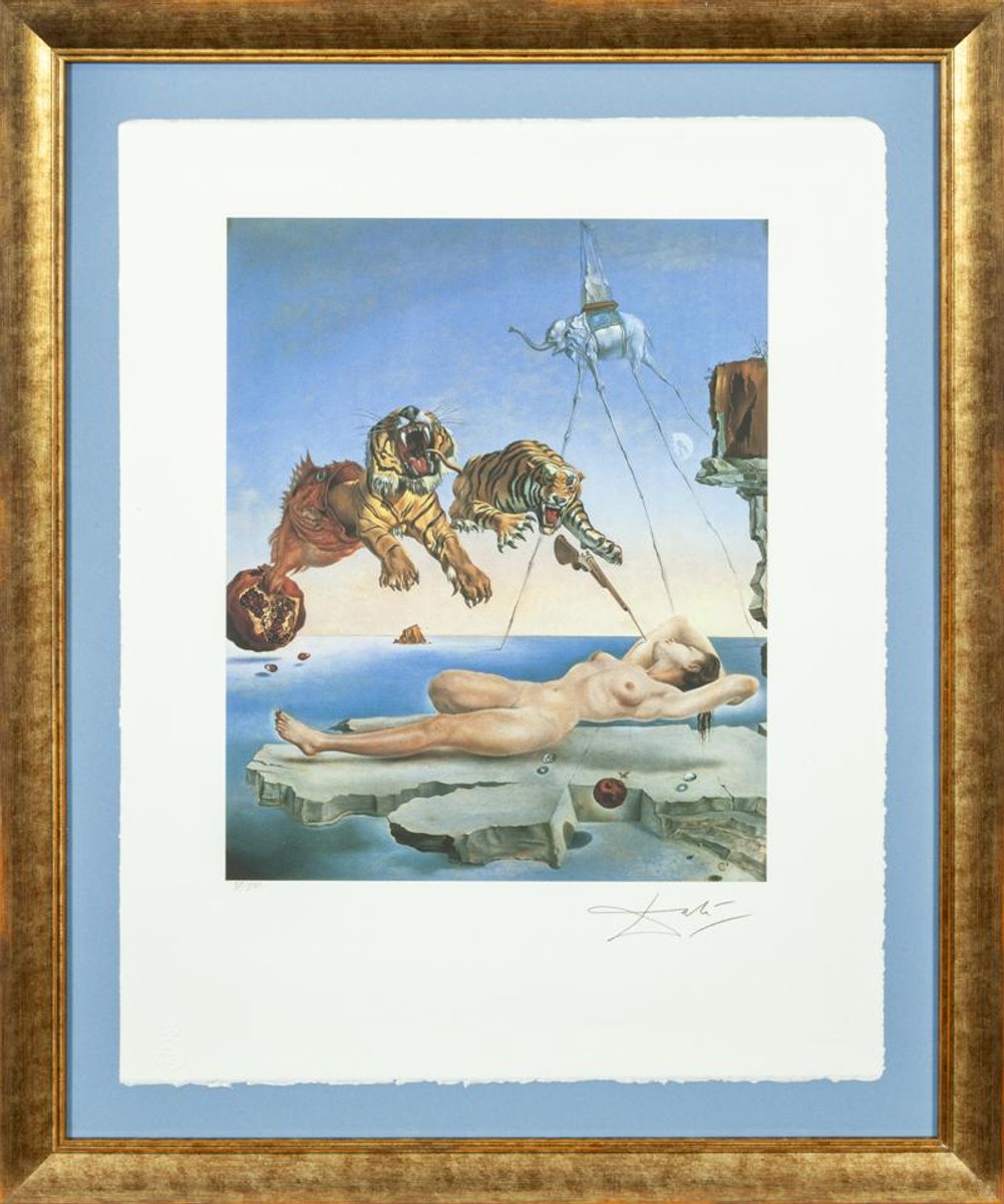 Dalí Salvador - Sen vyvolaný letem včely kolem granátového jablka těsně před probuzením